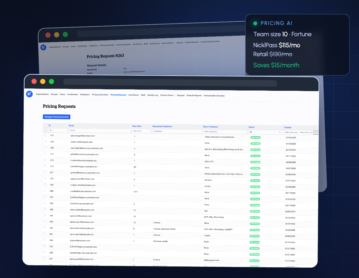 Pricing Automation Engine automated with AI